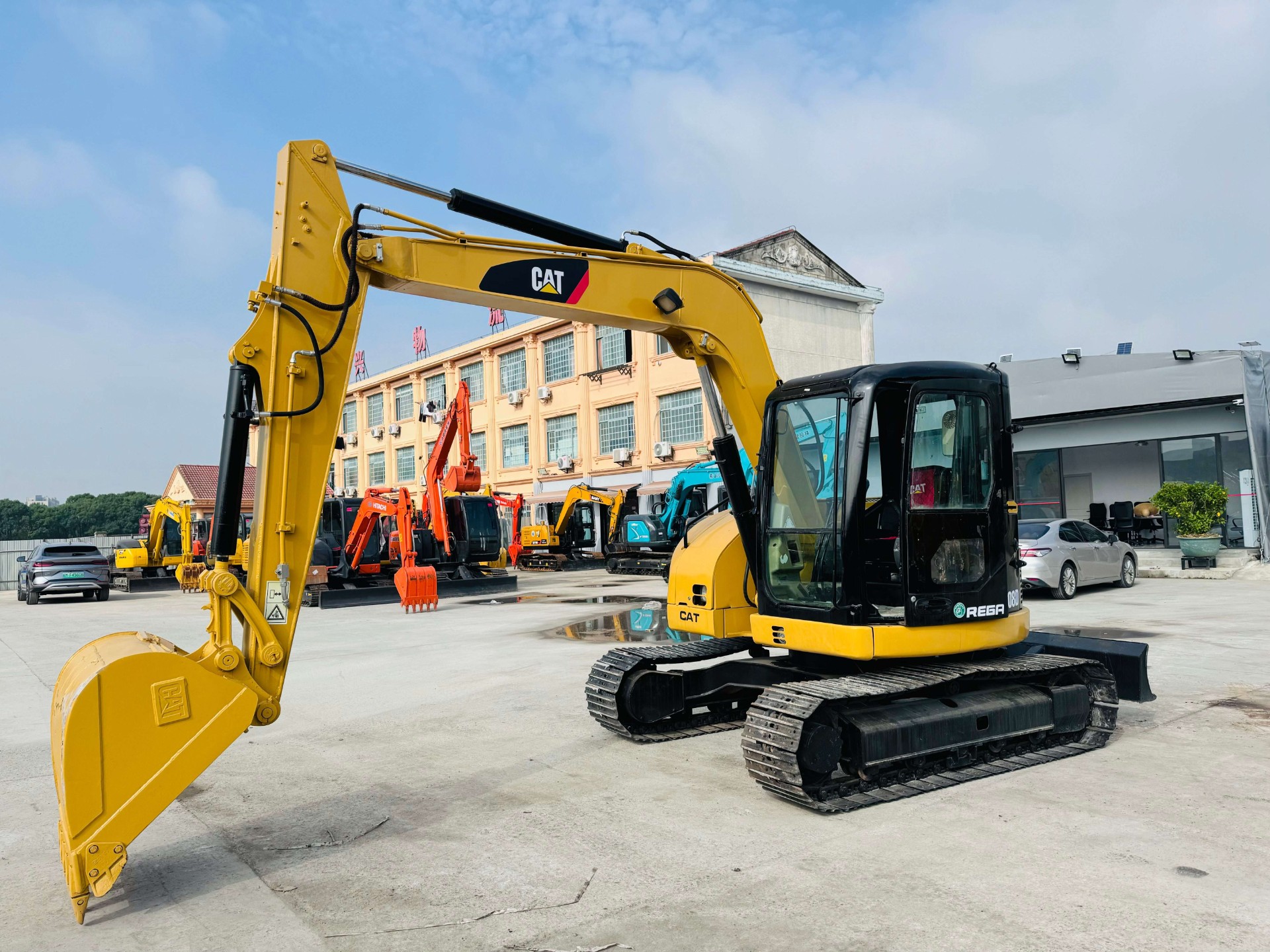 Used CAT 308D-Long boom Excavator In Shanghai,China